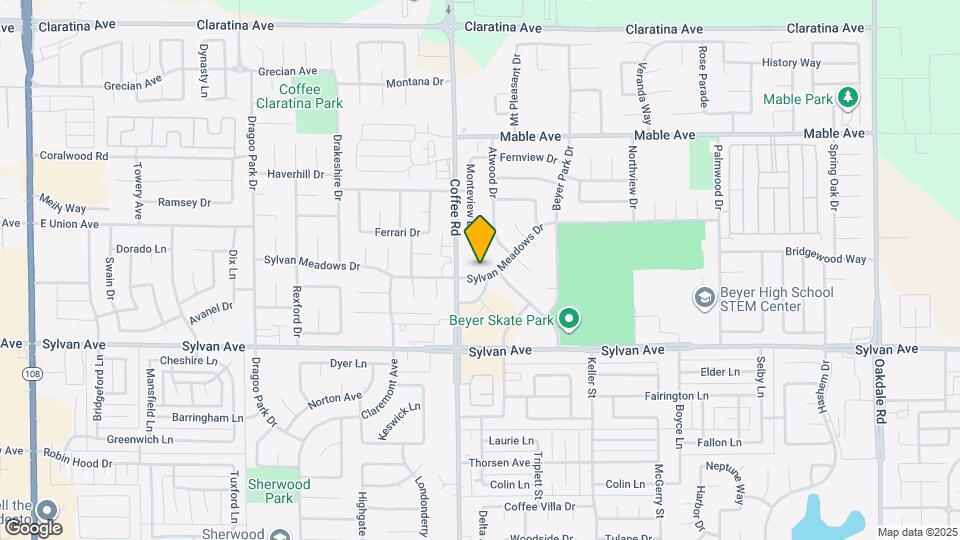 1309 Sylvan Meadows Dr Map and Location Details