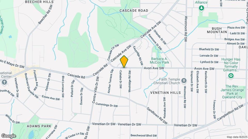 1834 Avon Ave SW Map and Location Details