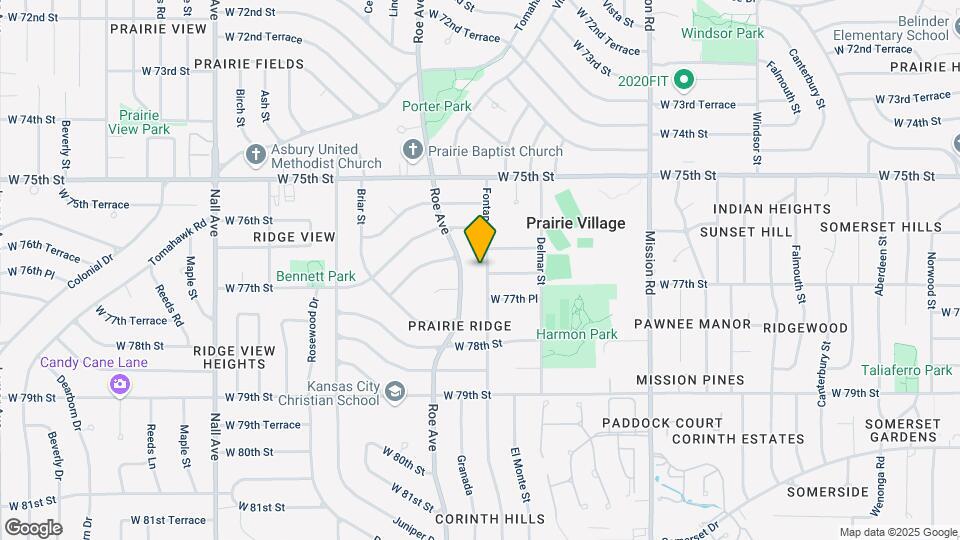 7724 Fontana St Map and Location Details