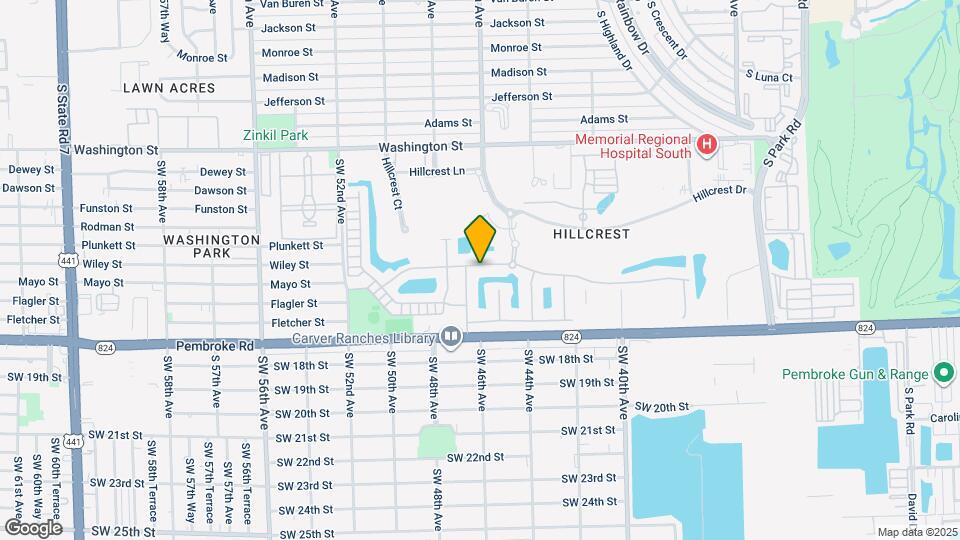 4658 Greenway Dr Map and Location Details