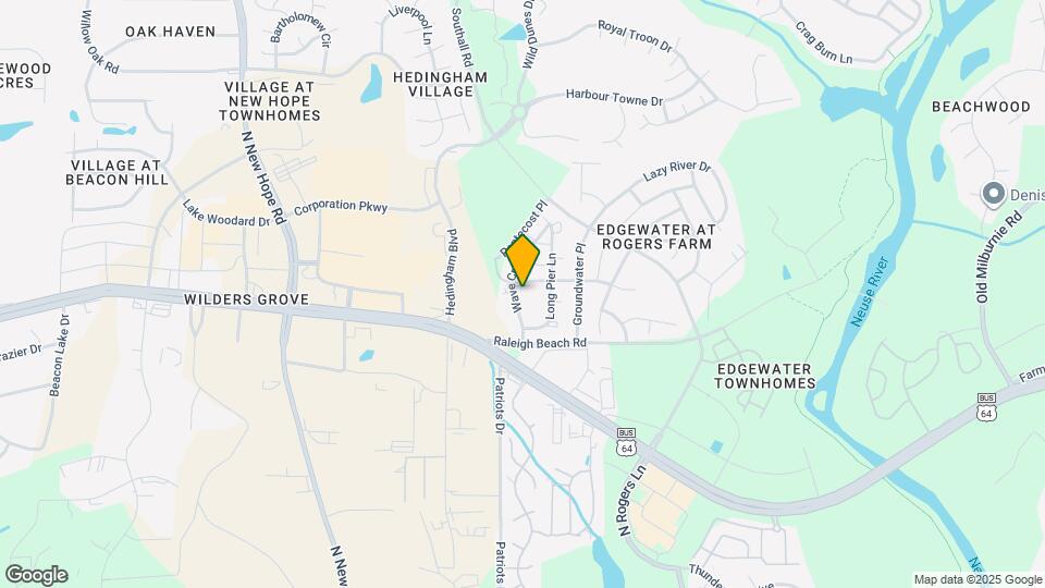 Villages at Raleigh Beach Map and Location Details