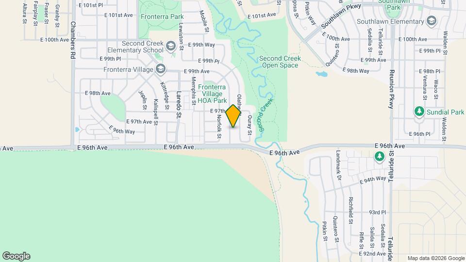 9656 Nucla St Mapa y Detalles de la Ubicación