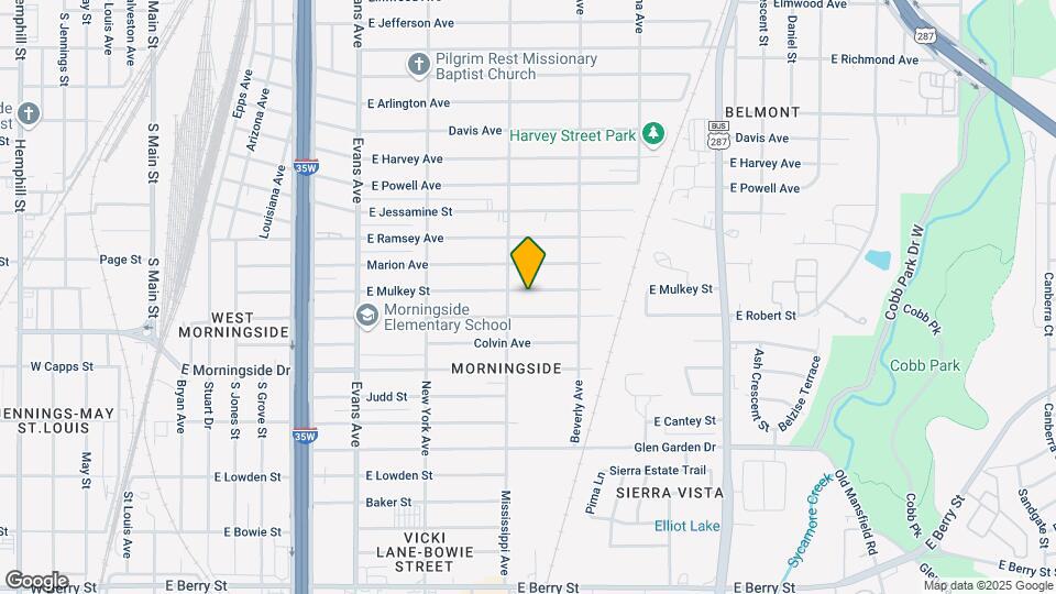 1216 E Mulkey St Map and Location Details