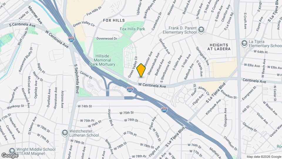 6732 Wooster Ave Map and Location Details