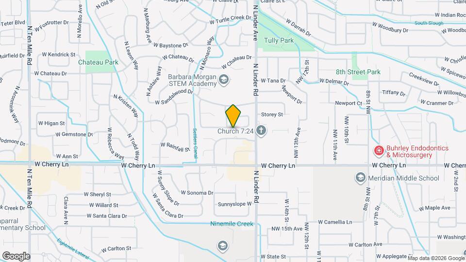 1763 W McGlinchey St Map and Location Details