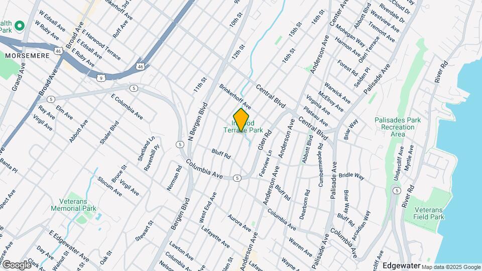1081 Inwood Terrace Map and Location Details