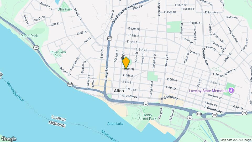 520 Easton St Map and Location Details