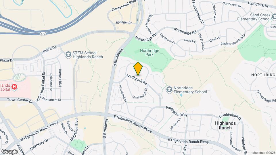 303 Southpark Rd Map and Location Details