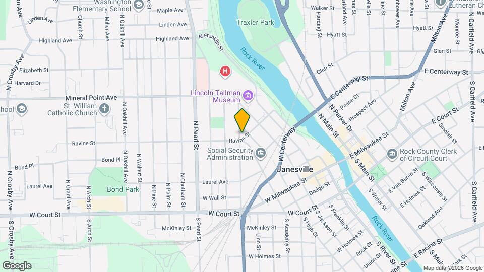 408 Ravine St Map and Location Details