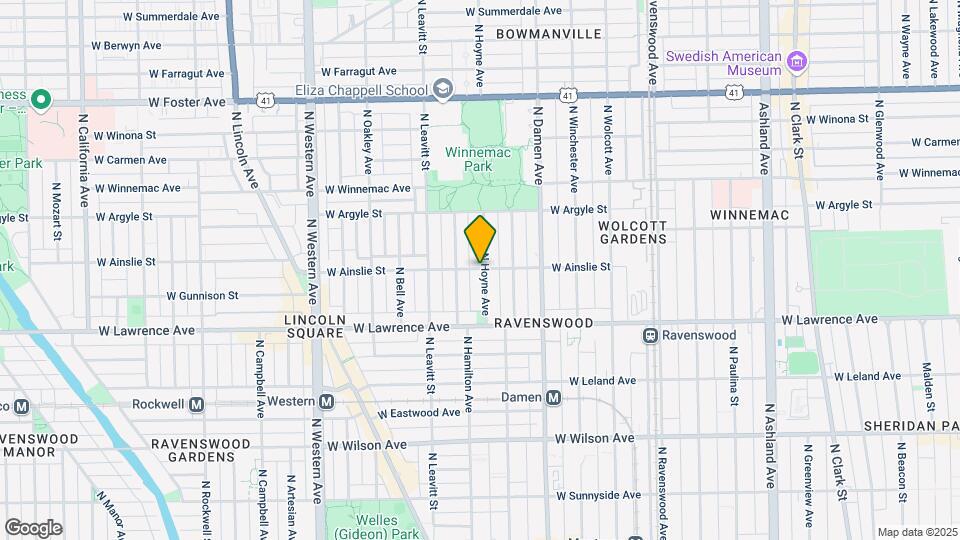 2105 W Ainslie St Map and Location Details