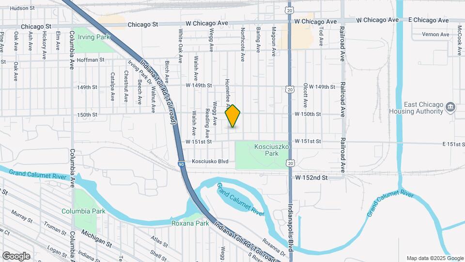 5031 Homerlee Ave-Unit -Rear Map and Location Details