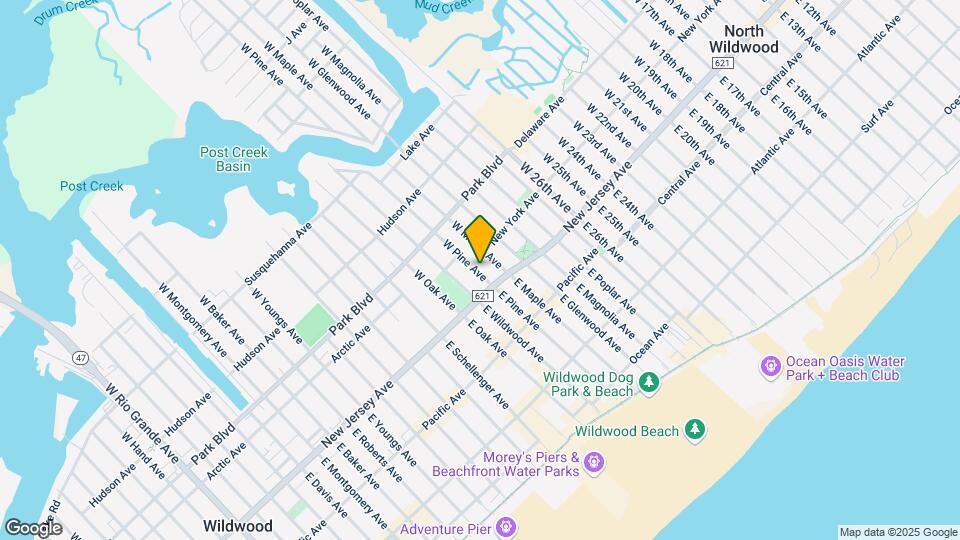 119 W Pine Ave Mapa y Detalles de la Ubicación