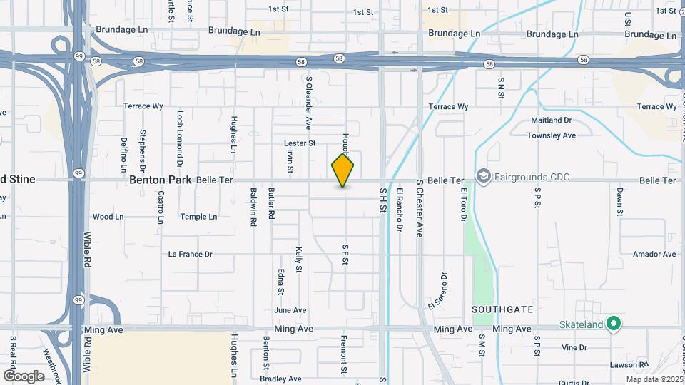 1800 Shamrock Wy Map and Location Details
