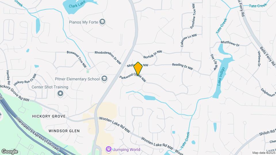 1283 Parkwood Chase NW Map and Location Details