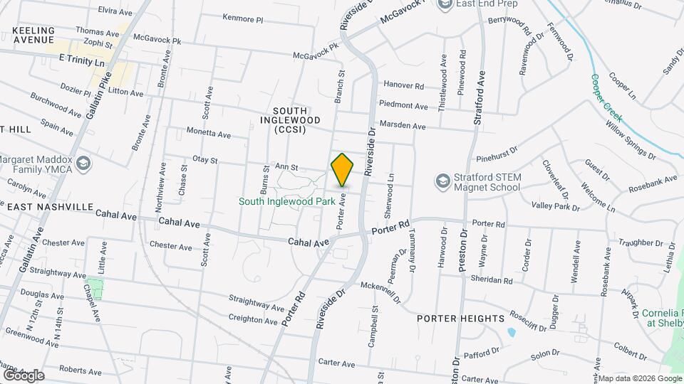 1802 Porter Ave Map and Location Details