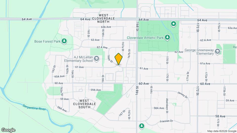 16678-16625 61 Map and Location Details