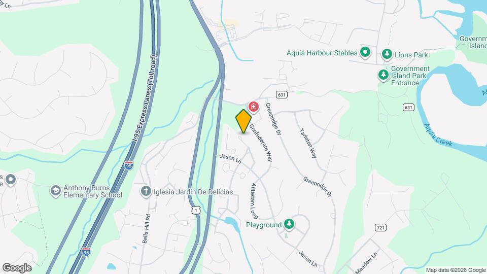 606 Hatchers Run Ct Mapa y Detalles de la Ubicación