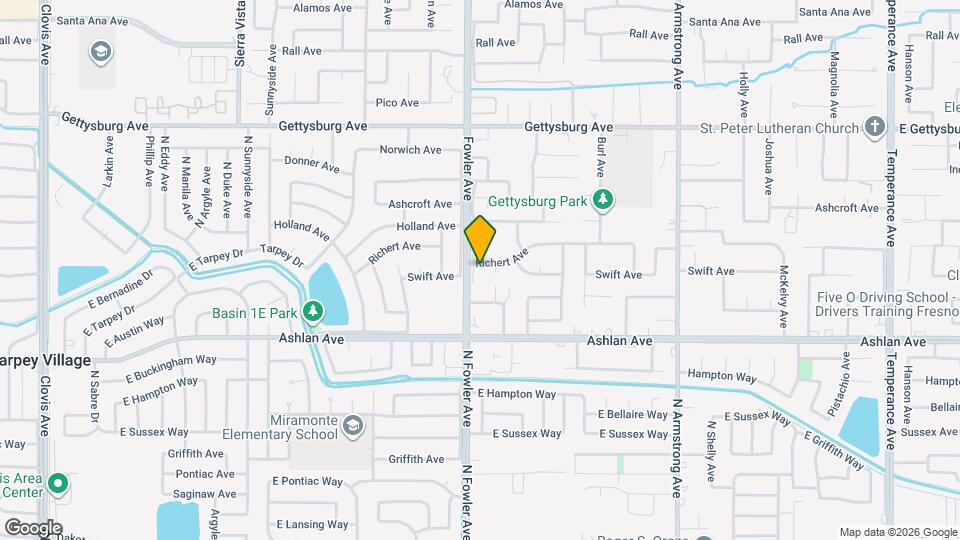3073 Fowler Ave Mapa y Detalles de la Ubicación