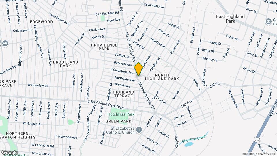 Charming 2 bedroom in Northside Richmond! Mapa y Detalles de la Ubicación