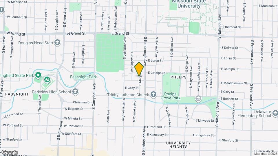 527 E Meadowmere St Map and Location Details