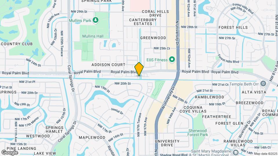 9774 Royal Palm Blvd Map and Location Details