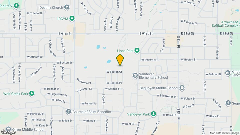 1419 W Boston Pl Map and Location Details