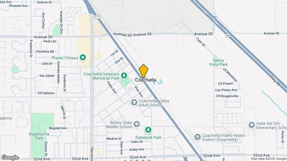 Coachella Valley Apartments II Map and Location Details