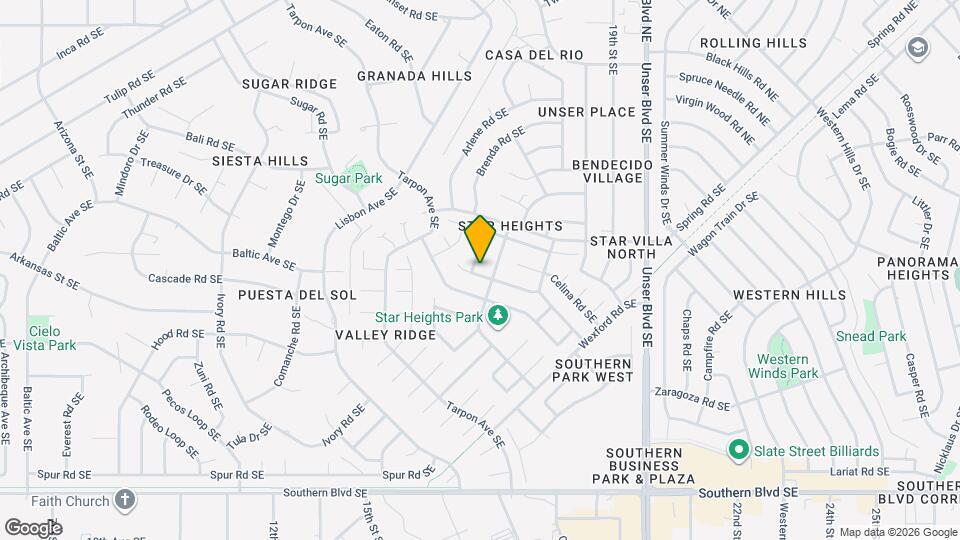 1665 Pegasus Ave SE Map and Location Details