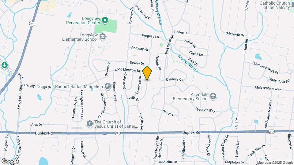 1931 Portway Rd Map and Location Details