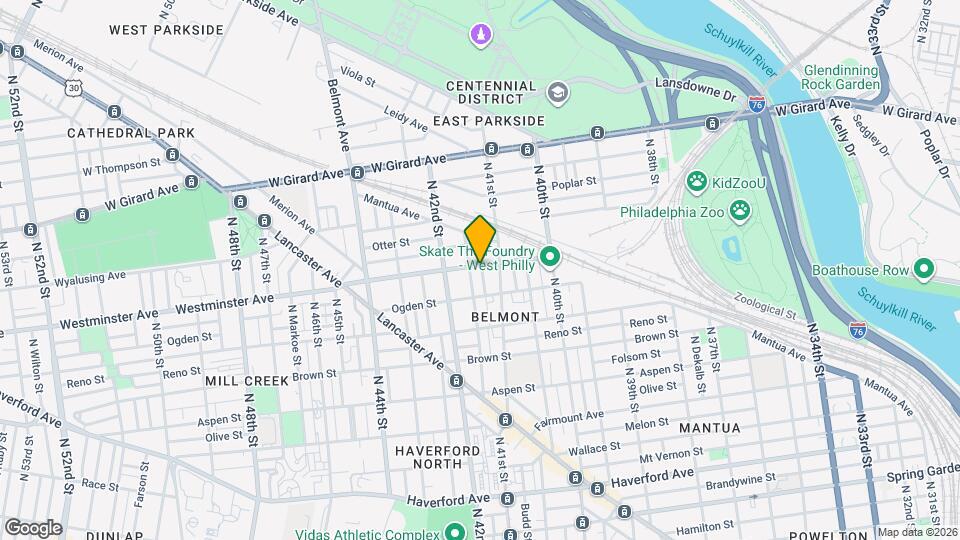 4124 Westminster Ave Map and Location Details