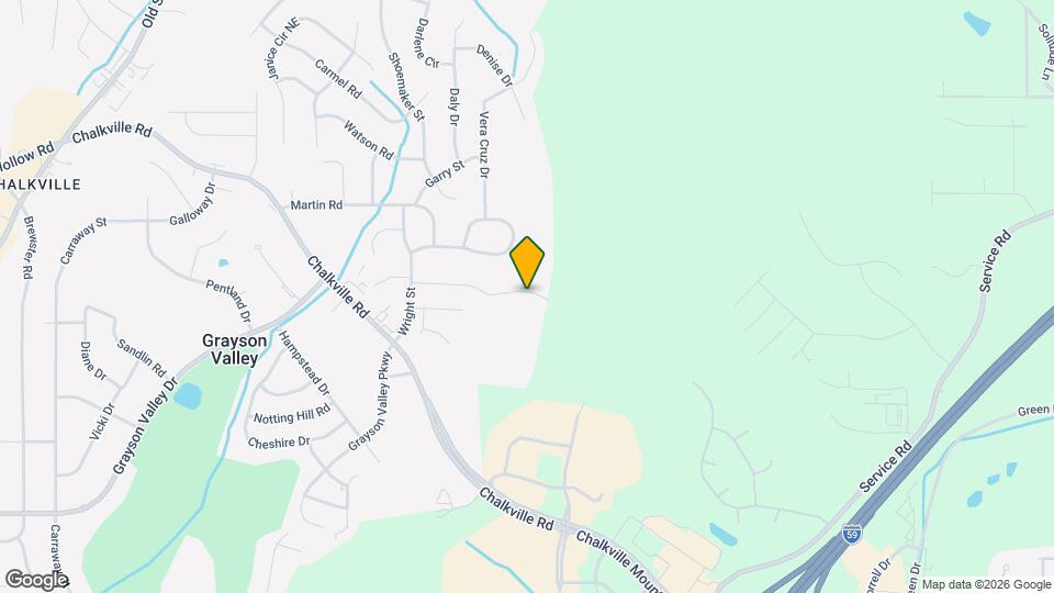 5249 Falling Creek Ln Map and Location Details