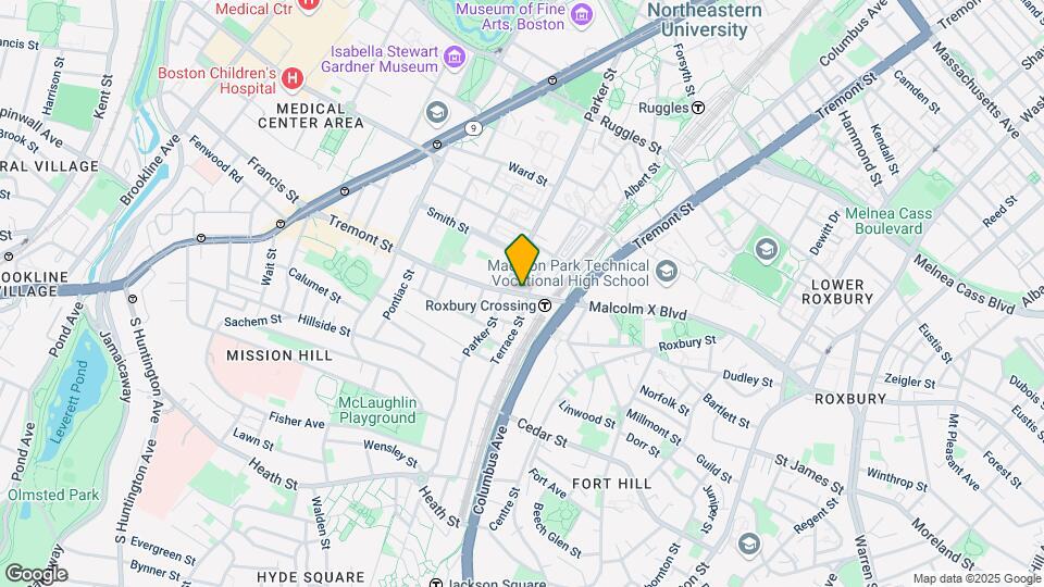1430 Tremont St Map and Location Details