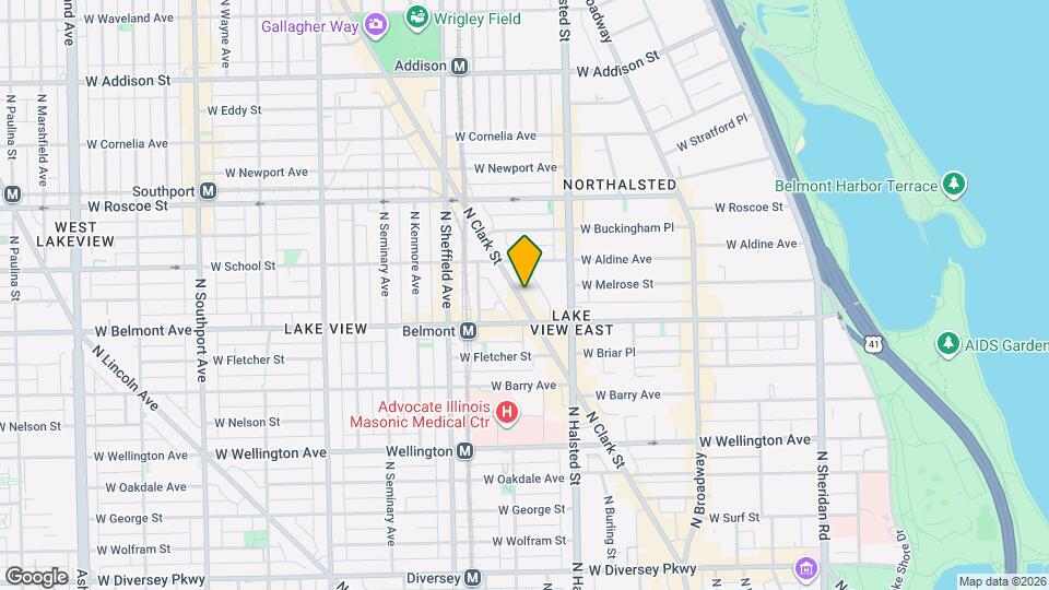 3229 N Clark St Map and Location Details