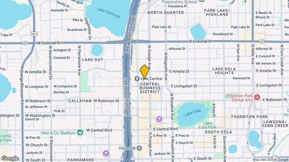 434 N Orange Ave Map and Location Details