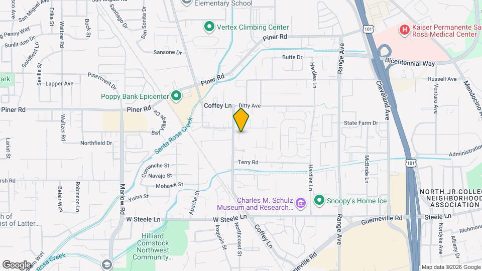 2072 Bluebell Dr Map and Location Details