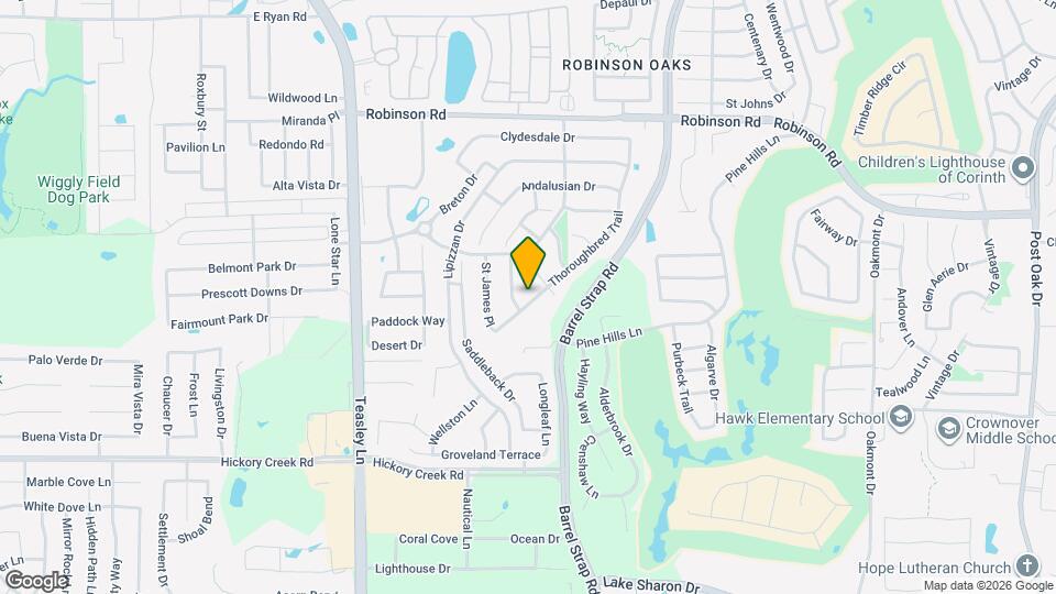 6216 Thoroughbred Trail Map and Location Details