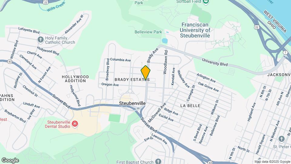 713 Brady Ave Mapa y Detalles de la Ubicación
