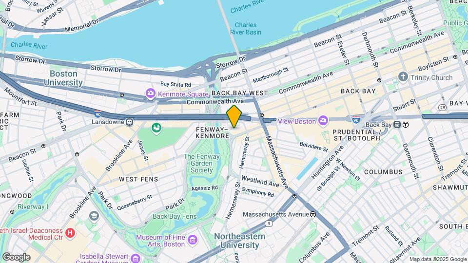64 Charlesgate E, Unit 59 Map and Location Details