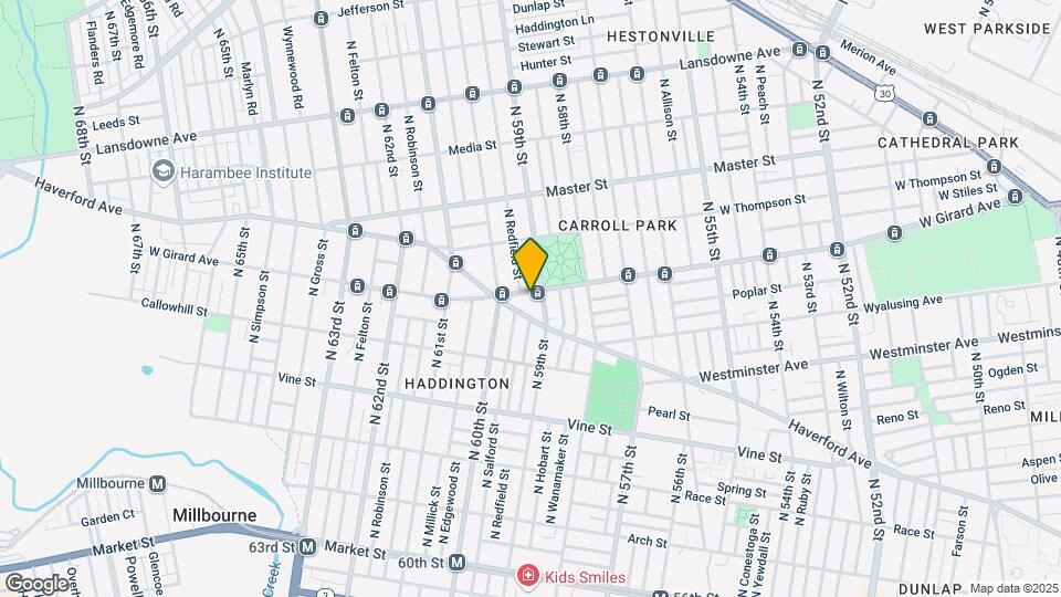 5908 W Girard Ave Map and Location Details