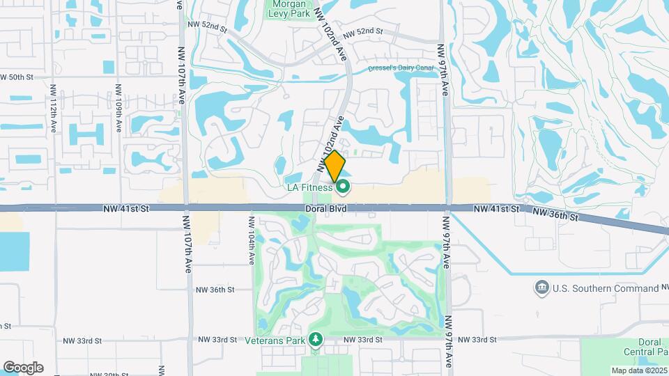 10136 NW 43rd Terrace Map and Location Details