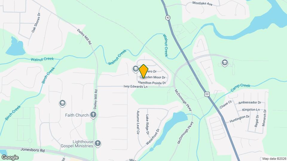 144 Hamilton Pointe Dr Mapa y Detalles de la Ubicación