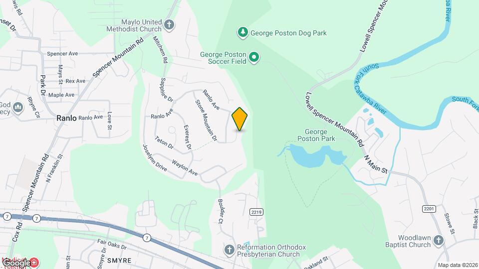 4544 Stone Mountain Dr Mapa y Detalles de la Ubicación