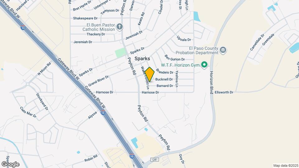 832 Wake Forest Ln Mapa y Detalles de la Ubicación