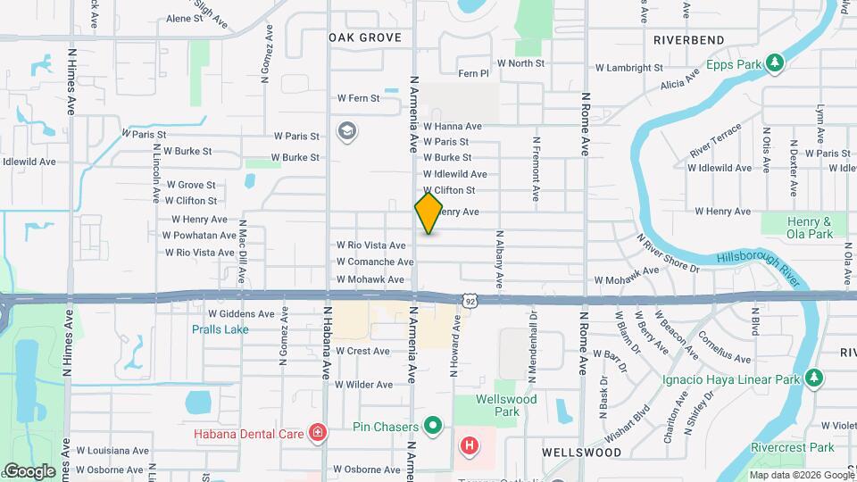 2313 W Rio Vista Ave Map and Location Details
