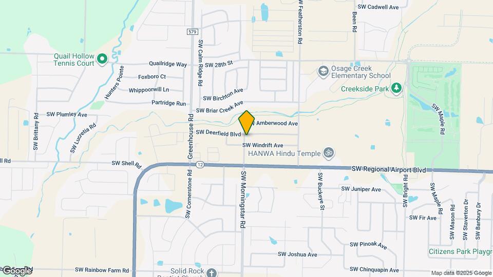 3207 SW Deerfield Blvd Map and Location Details