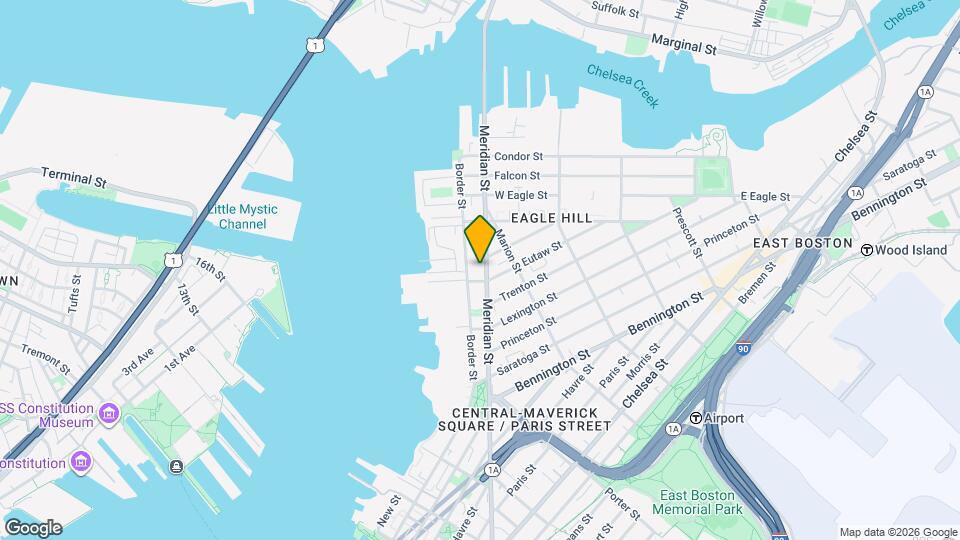 360 Meridian St Map and Location Details