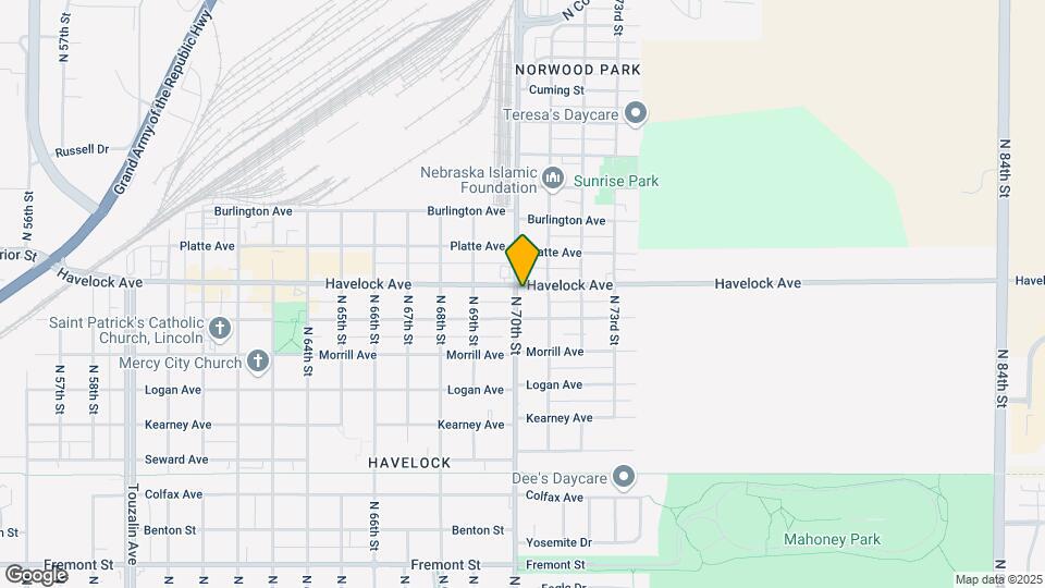 7001 Havelock Ave Map and Location Details