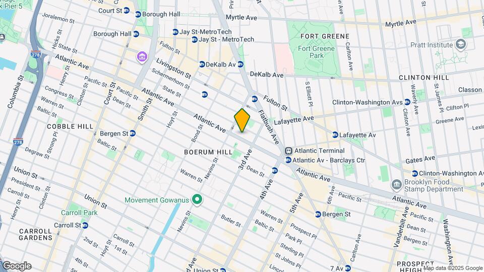 487 Atlantic Avenue Map and Location Details