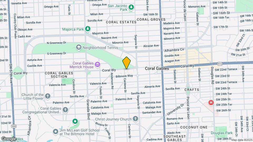 650 Coral Wy Map and Location Details