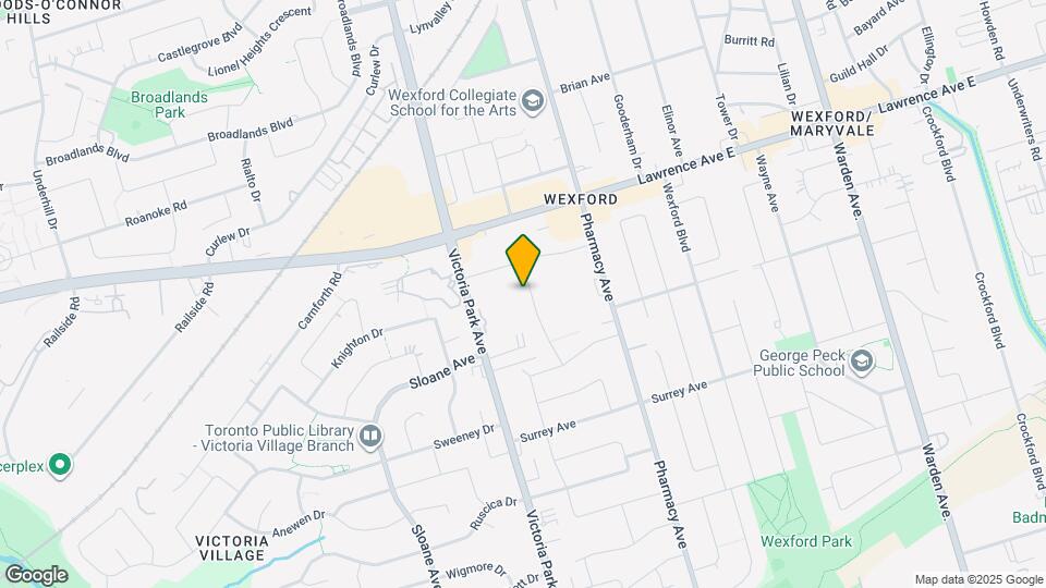 38 Howarth Ave Map and Location Details